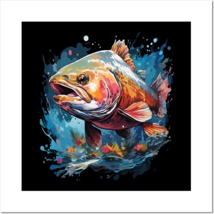 Trout Rainbow Posters and Art